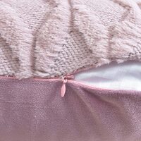 2 Pack Decorative Boho Throw Pillow Covers 45 x 45 cm (Pink) thumbnail