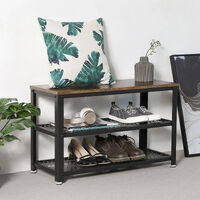 3 Tier Shoe Storage Bench (73 cm) thumbnail