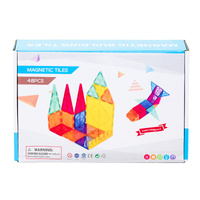 48 Pcs non-toxic STEM Educational, Durable Magnetic Tiles/Puzzle with Storage Bag thumbnail