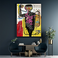 Wall Art 70cmx100cm Versus Medici Black Frame Canvas thumbnail