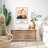 Wall Art 50cmx70cm Dancing by Henri Matisse Wood Frame Canvas thumbnail