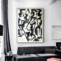 Wall Art 50cmx70cm Jazz Festival Black Frame Canvas thumbnail