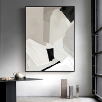 Wall Art 60cmx90cm Modern Abstract 3 Sets Black Frame Canvas thumbnail