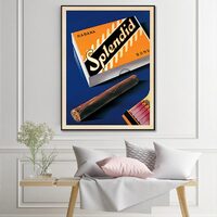 Wall Art 50cmx70cm Splendid Black Frame Canvas thumbnail