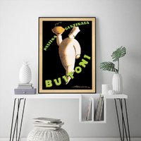 Wall Art 50cmx70cm Buitoni Black Frame Canvas thumbnail