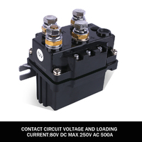 X-BULL Winch Solenoid Relay Wiring Controller 500A 12V and 150ft Wireless Remote 4T Block Pulley thumbnail