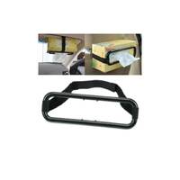 2x Car Tissue Box Holder - Plastic and Elastic Napkin Hanging Organiser Device thumbnail
