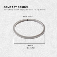 For Nutribullet Grey Gasket Seal Ring - Suits New 600 W 1200 W 900 W thumbnail
