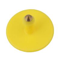 100x Cattle Ear Tags 5x2cm Set - Mini Yellow Blank Pig Goat Livestock Label thumbnail