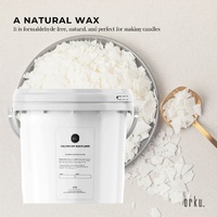 2Kg Golden 464 Soy Wax Flakes Bucket - 100% Pure Natural DIY Candle Melts Chips thumbnail