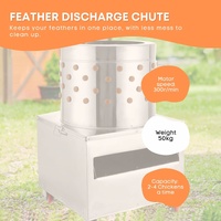 Free Shipping 50cm Chicken Feather Plucker Machine Electric Automatic Poultry thumbnail