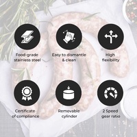 5L Manual Vertical Sausage Filler - Stainless Stuffer Meat Press Machine thumbnail