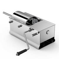 3L Manual Horizontal Sausage Filler - Stainless Stuffer Meat Press Machine thumbnail