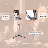 Standing Hair Dryer Accelerator Colour 360 Rotating Halo Rolling Salon Equipment thumbnail