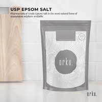 100g USP Epsom Salt Pharmaceutical Grade - Magnesium Sulfate Body Bath Salts thumbnail