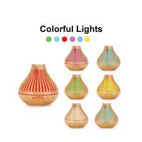 Essential Oil Aroma Diffuser and Remote - 500ml Flat Top Wood Mist Humidifier thumbnail