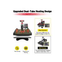 8 in 1 Combo Heat Press - DIY Hobby Craft Logo Transfer HVT Sublimation Printing thumbnail