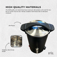 10L Candle Wax Heater Black With Tap And Accessories - Candle Wax Melter thumbnail
