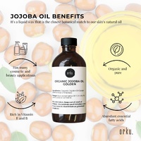 100ml Organic Jojoba Oil - Golden Pure Cold Pressed Seed For Hair Skin Nails thumbnail