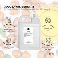 5L Organic Jojoba Oil - Golden Pure Cold Pressed Seed For Hair Skin Nails thumbnail