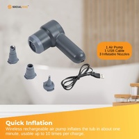 Portable Bathtub and Wireless Pump - Inflatable Foldable Collapsible Adult Tub thumbnail