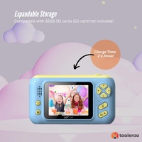 Kids HD Digital Camera Blue - Children's Selfie Photo Video 2.4 Inch Screen thumbnail