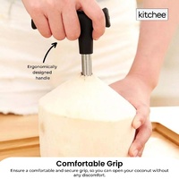 5x Kitchee Coconut Opener - Stainless Steel Hole Punch Kitchen Tool thumbnail
