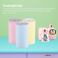Social Hike 3 Pack Thermal Paper Camera Rolls Colour - Instant Print Refill thumbnail