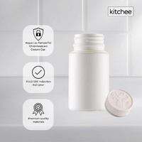 Kitchee 10x Tablet Bottles 90ml + 38mm TamperTel Child Resistant Cap - Round thumbnail
