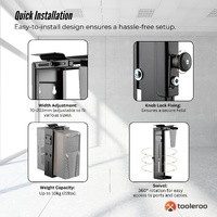Tooleroo Under Desk CPU Holder PC Mount - Adjustable 360 Degree Rotation Rack thumbnail