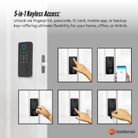 Tooleroo Digital Smart Door Lock Keypad - 5-in-1  Home Entry Security System thumbnail