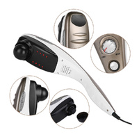 Full Body Handheld Massager Machine Champagne - 6 Massage Heads Neck Shoulder thumbnail