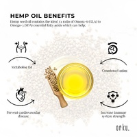 500ml Organic Hemp Seed Oil - Cold Pressed Food Grade Healthy Oils Foods thumbnail