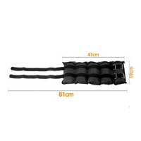 Powertrain Sports Heavy Duty Adjustable Ankle Weights 5 Kg 2 Pieces thumbnail