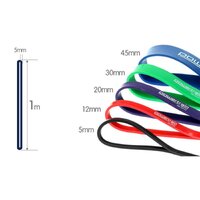 Powertrain 5x Home Workout Resistance Bands Gym Exercise thumbnail