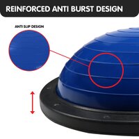 Powertrain Fitness Yoga Ball Home Gym Workout Balance Trainer Blue thumbnail