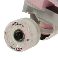 Circle Society Adjustable Kids Quad Roller Skates In Cotton Candy thumbnail