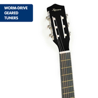Karrera Childrens Acoustic Guitar Kids - Black thumbnail