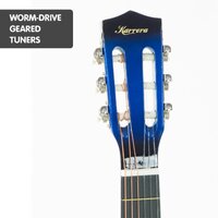 Karrera Childrens Acoustic Guitar Kids - Blue thumbnail