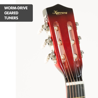 Karrera Childrens Acoustic Guitar Kids - Red thumbnail
