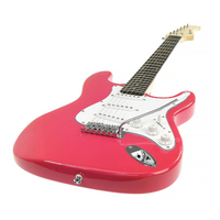 Karrera 39in Electric Guitar  - Pink thumbnail