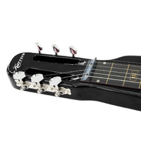 Karrera 29in 6-String Lap Steel Hawaiian Guitar - Black thumbnail