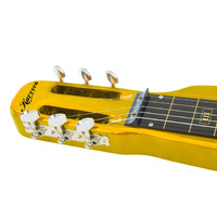 Karrera 29in 6-String Lap Steel Hawaiian Guitar - Metallic Gold thumbnail