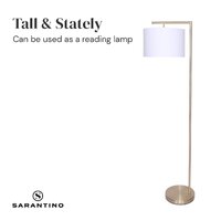 Sarantino 90-Degree Modern Arc Floor Lamp thumbnail