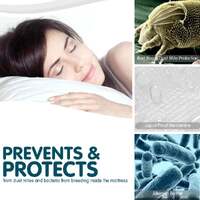 Laura Hill Luxury Cool Max Comfortable Fully Fitted Bed Mattress Protector Queen thumbnail