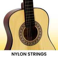 Karrera Childrens Guitar  Wooden 34in Acoustic - Natural thumbnail