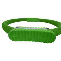 Powertrain Pilates Ring Band Yoga Home Workout Exercise Band Green thumbnail