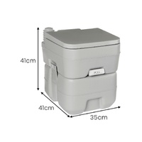 Wallaroo 20l Camping Portable Toilet Press Flush Pump thumbnail