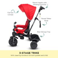 Veebee Explorer 3-stage Kids Trike With Canopy - Red thumbnail
