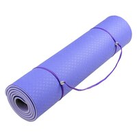 Powertrain TPE Pilates Exercise Yoga Mat 8mm - Light Purple thumbnail